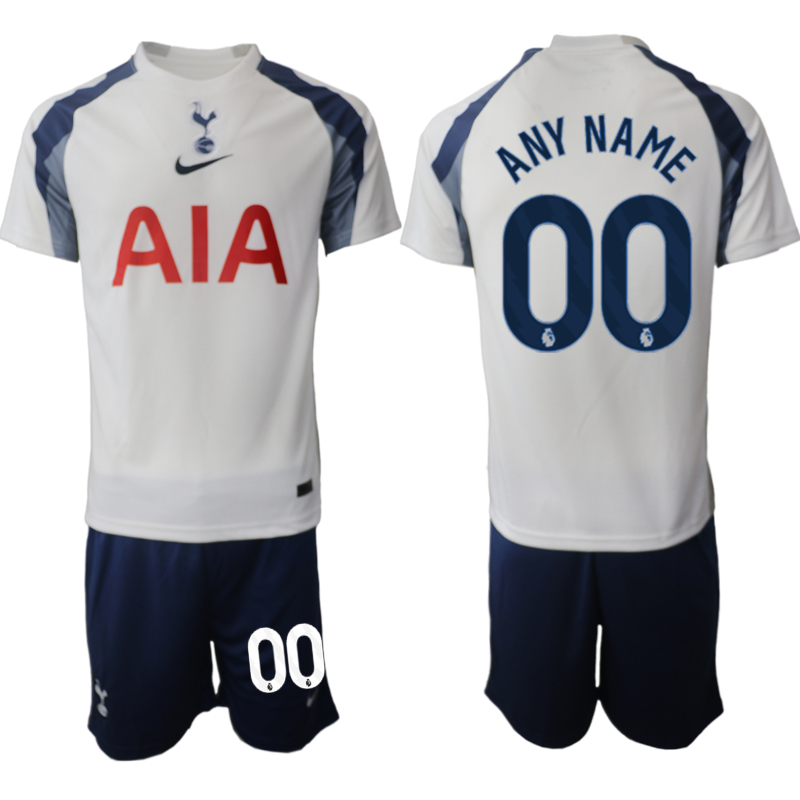 Men 2025-2026 Club Tottenham home White customized Soccer Jersey->customized soccer jersey->Custom Jersey
